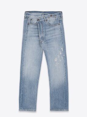 R13 CROSS OVER JEANS IN STEVIE BLUE - 30